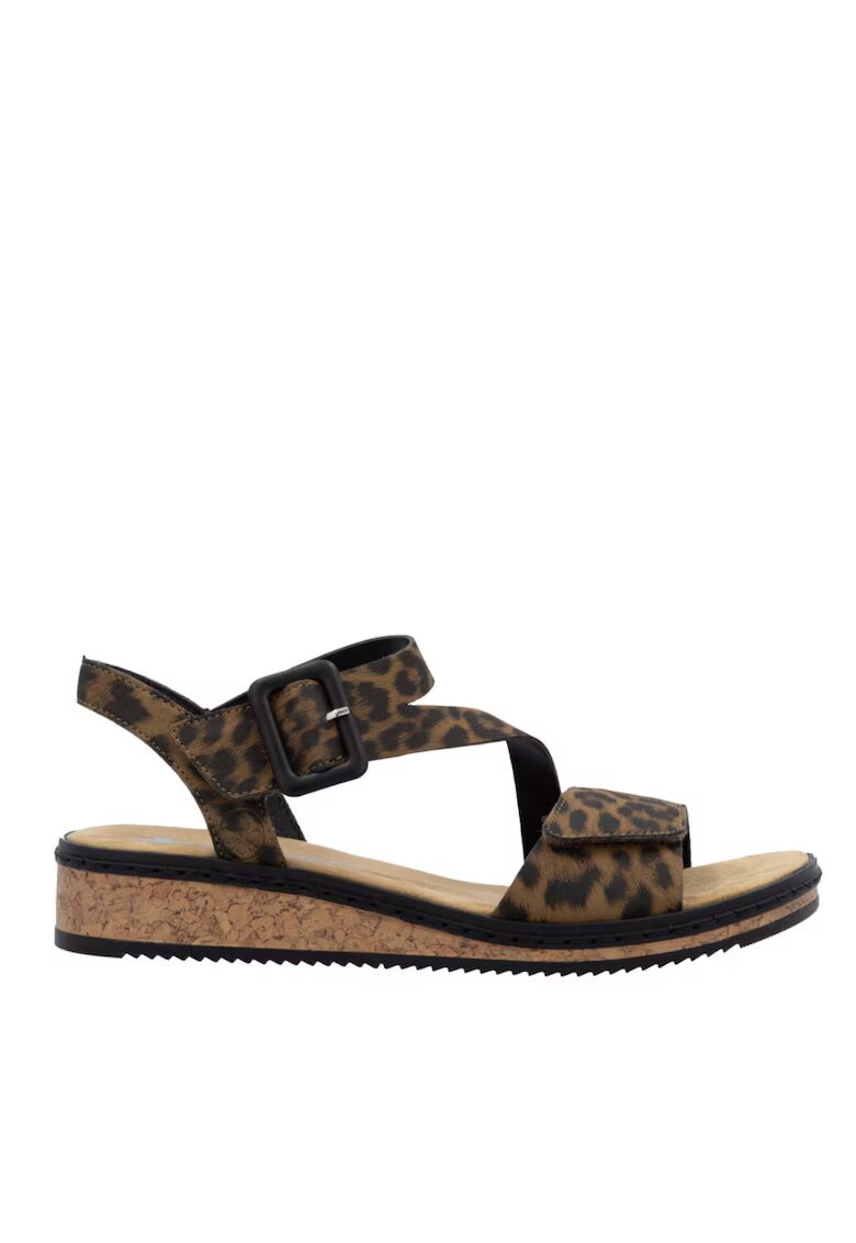 Rieker Sandale casual - dama - ANTISTRESS - V3660-90 negru - piele ecologica V3660-90 - Negru