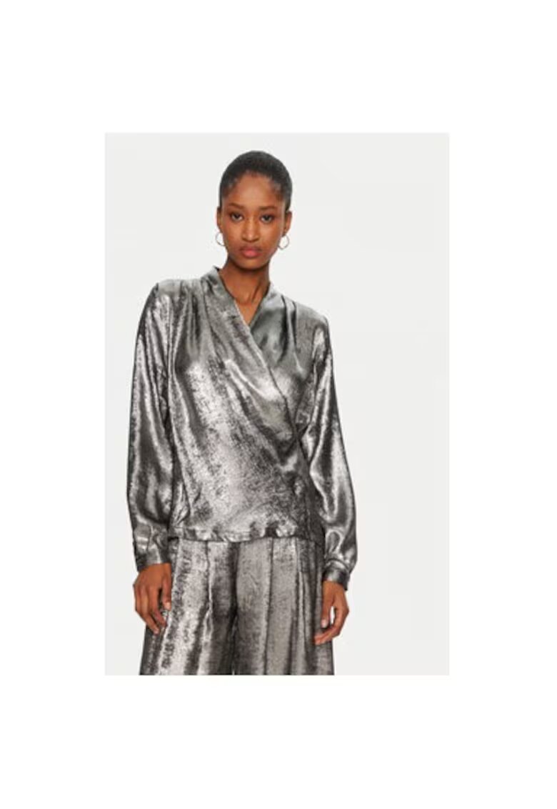 Rinascimento Bluza dama - 305018137 - Poliester - Argintiu - Argintiu