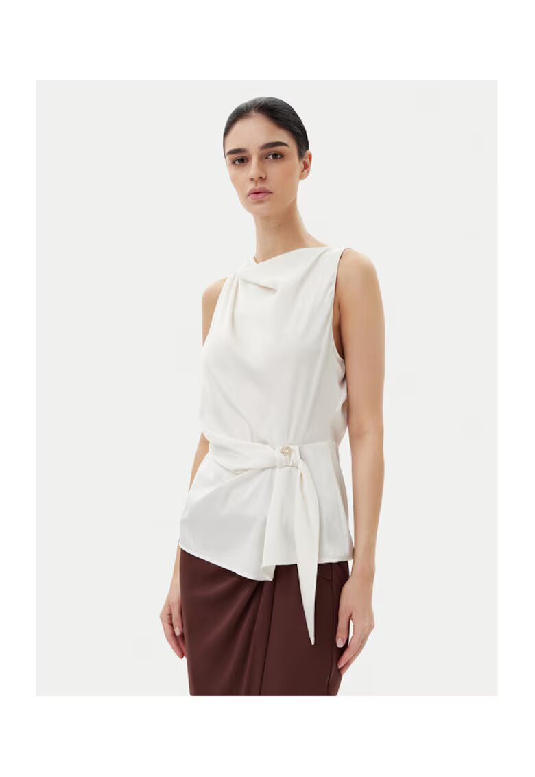 Rinascimento Bluza dama CFC0019901002 - Poliester - Ecru - Ecru
