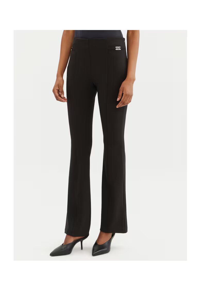 Rinascimento Pantaloni dama - 305265388 - Poliester - Negru - Negru