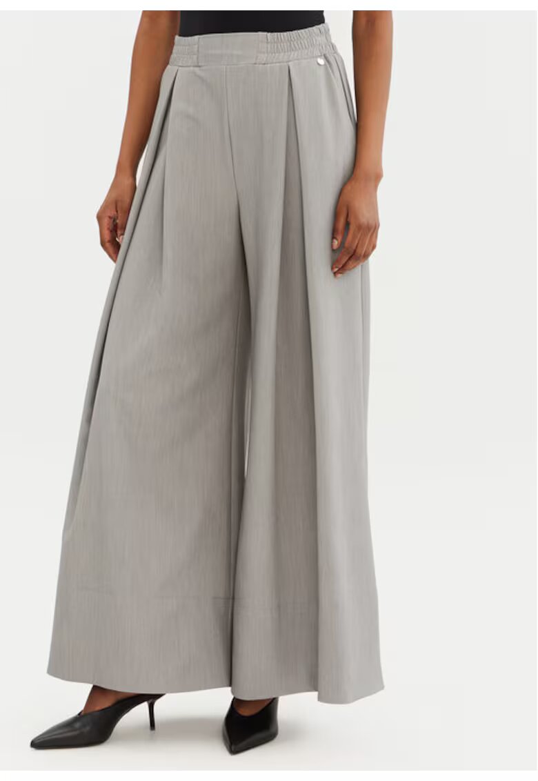 Rinascimento Pantaloni dama - 305265401 - Poliester/Viscoza - Gri - Gri
