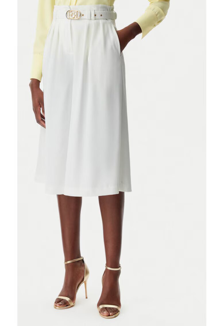 Rinascimento Pantaloni dama - 305318077 - Poliester - Alb - Alb