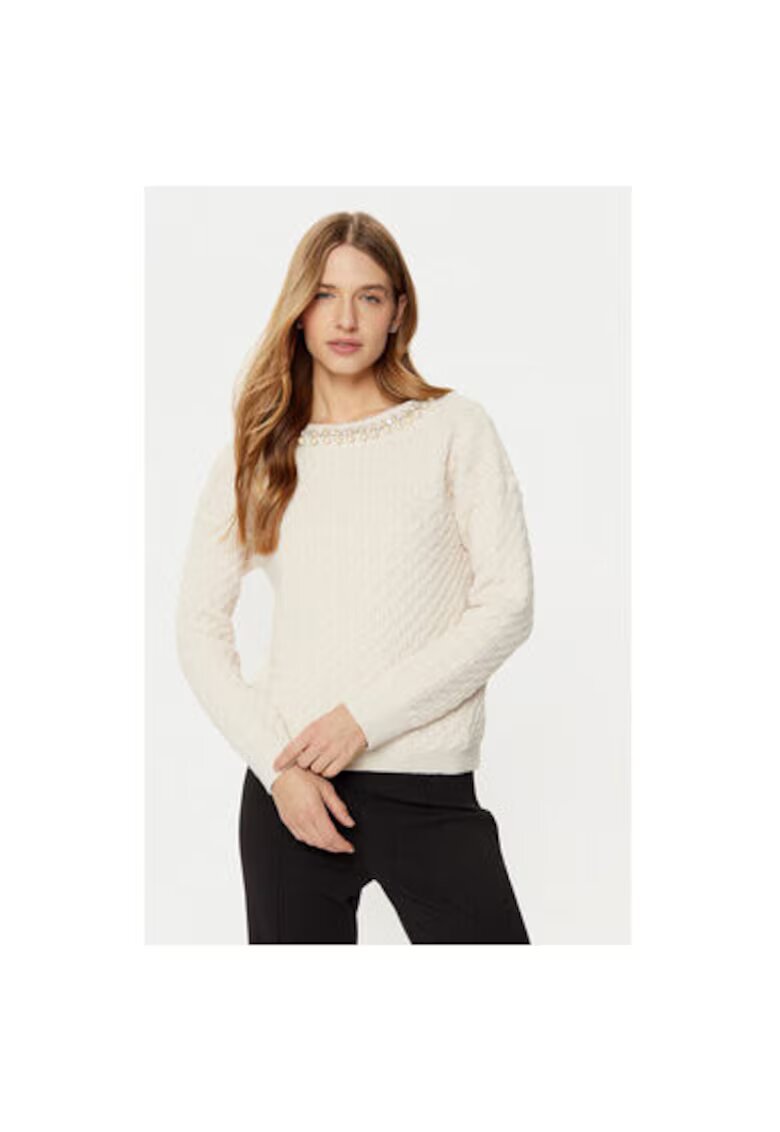 Rinascimento Pulover dama - 305165169 - Acril/Poliamida - Bej - Bej