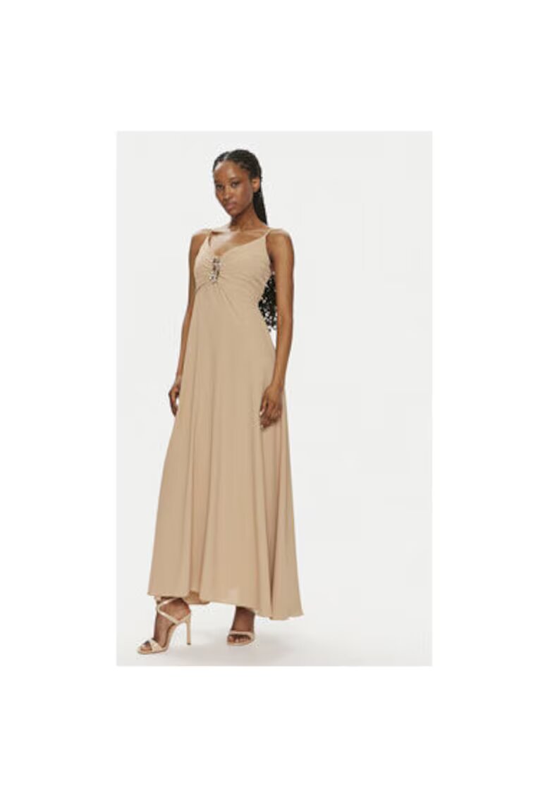 Rinascimento Rochie dama - 304391095 - Poliester - Bej - Bej
