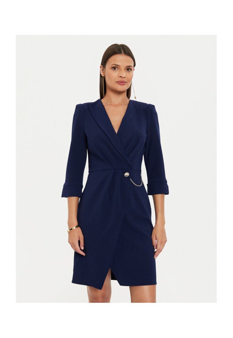 Rinascimento Rochie dama - 304657795 - Poliester - 46577 - Albastru