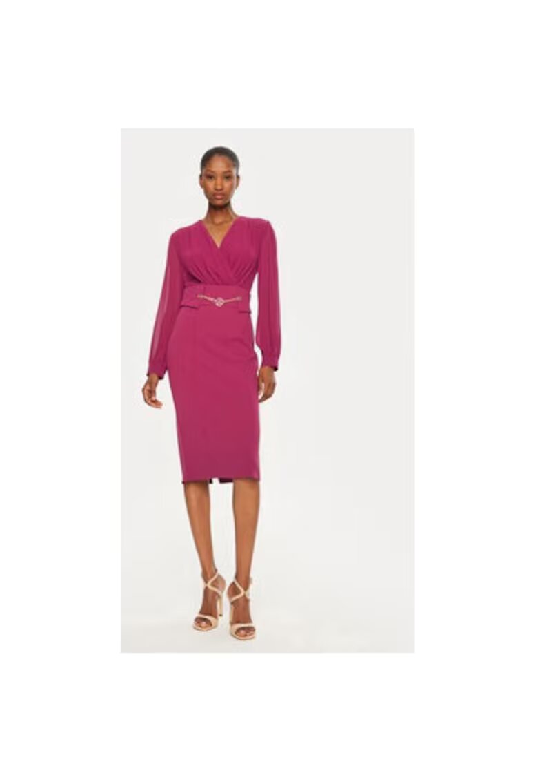 Rinascimento Rochie dama - 304724725 - Poliester - Rosu - Rosu