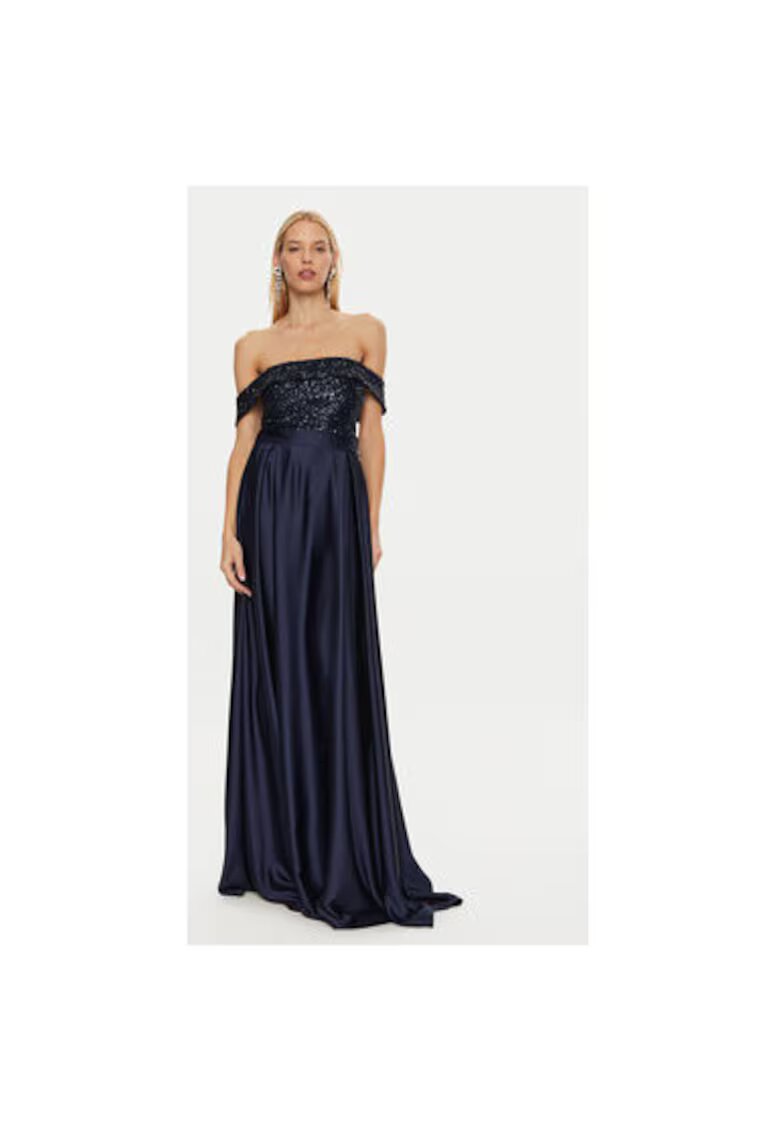 Rinascimento Rochie dama - 304787812 - Poliester - Albastru - Albastru