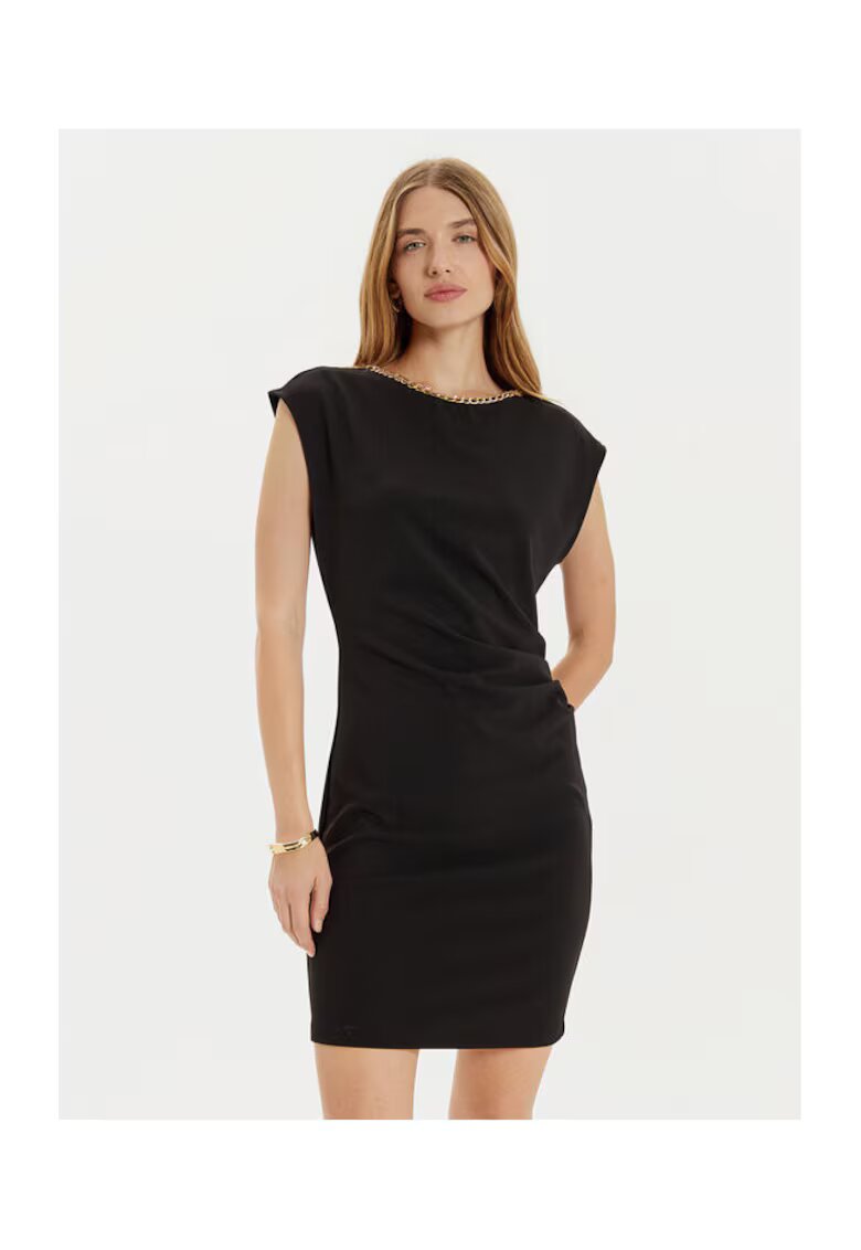 Rinascimento Rochie dama - 304891236 - Poliester - Negru - Negru