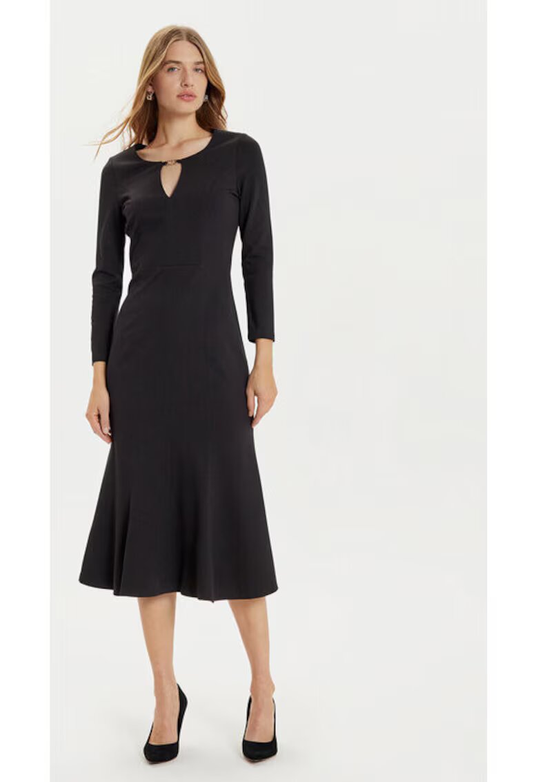 Rinascimento Rochie dama - 304891243 - Viscoza/Poliamida - Negru - Negru