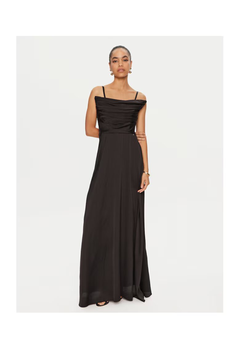 Rinascimento Rochie dama - 304898303 - Poliester/Bumbac - Negru - Negru