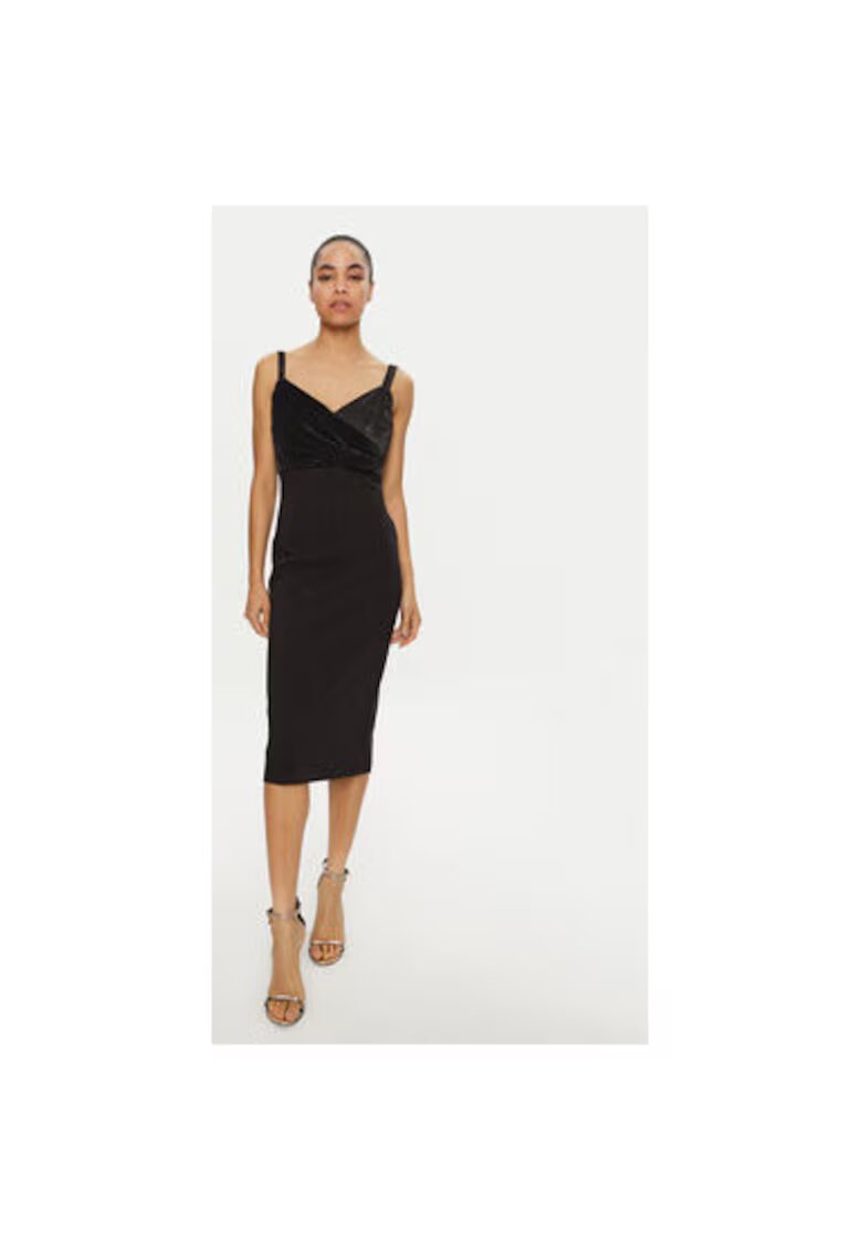 Rinascimento Rochie dama - 304956096 - Poliester - Negru - Negru