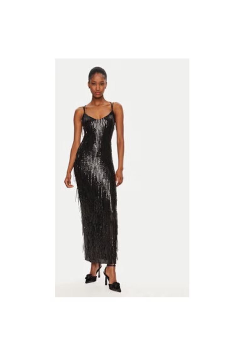 Rinascimento Rochie dama - 305017970 - Poliester - Negru - Negru