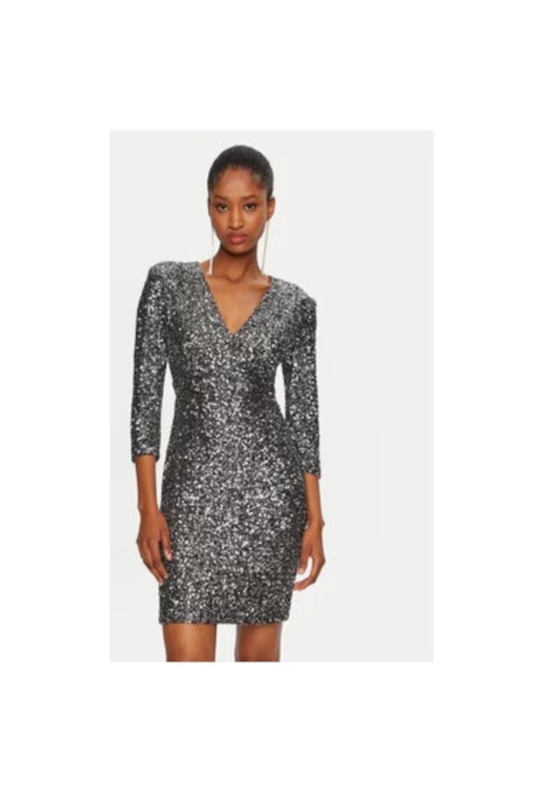 Rinascimento Rochie dama - 305018076 - Poliester reciclat - Argintiu - Argintiu