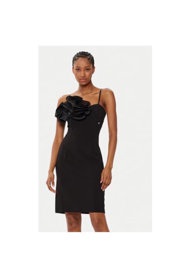 Rinascimento Rochie dama - 305119094 - Poliester - Negru - Negru