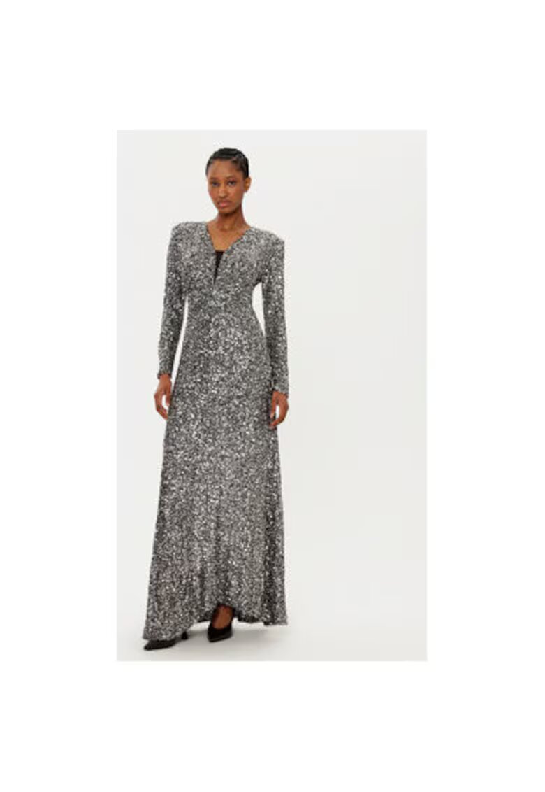 Rinascimento Rochie dama - 305119179 - Poliester reciclat - Argintiu - Argintiu
