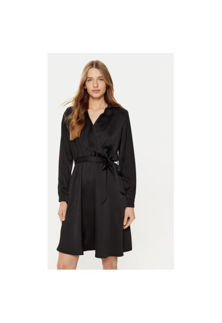Rinascimento Rochie dama - 305165206 - Poliester - Negru - Negru