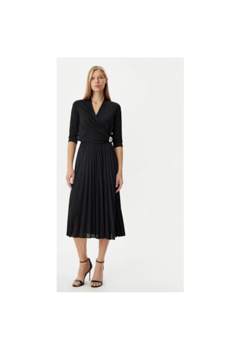 Rinascimento Rochie Dama - 305317889 - Viscoza/Poliamida - Negru - Negru