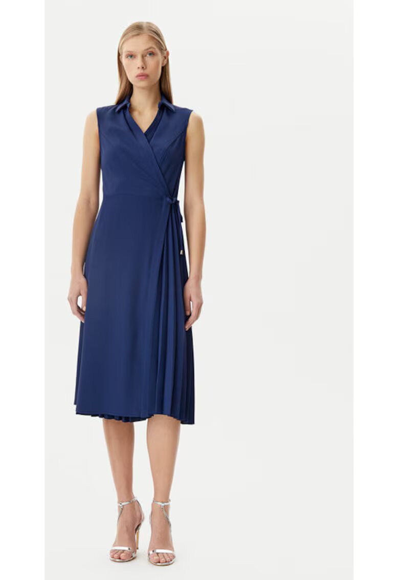 Rinascimento Rochie dama - 305318039 - Poliester - Albastru - Albastru