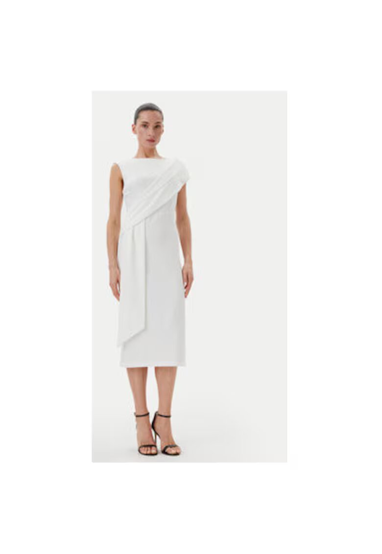 Rinascimento Rochie dama CFC0019923002 - Poliester - Alb - Alb