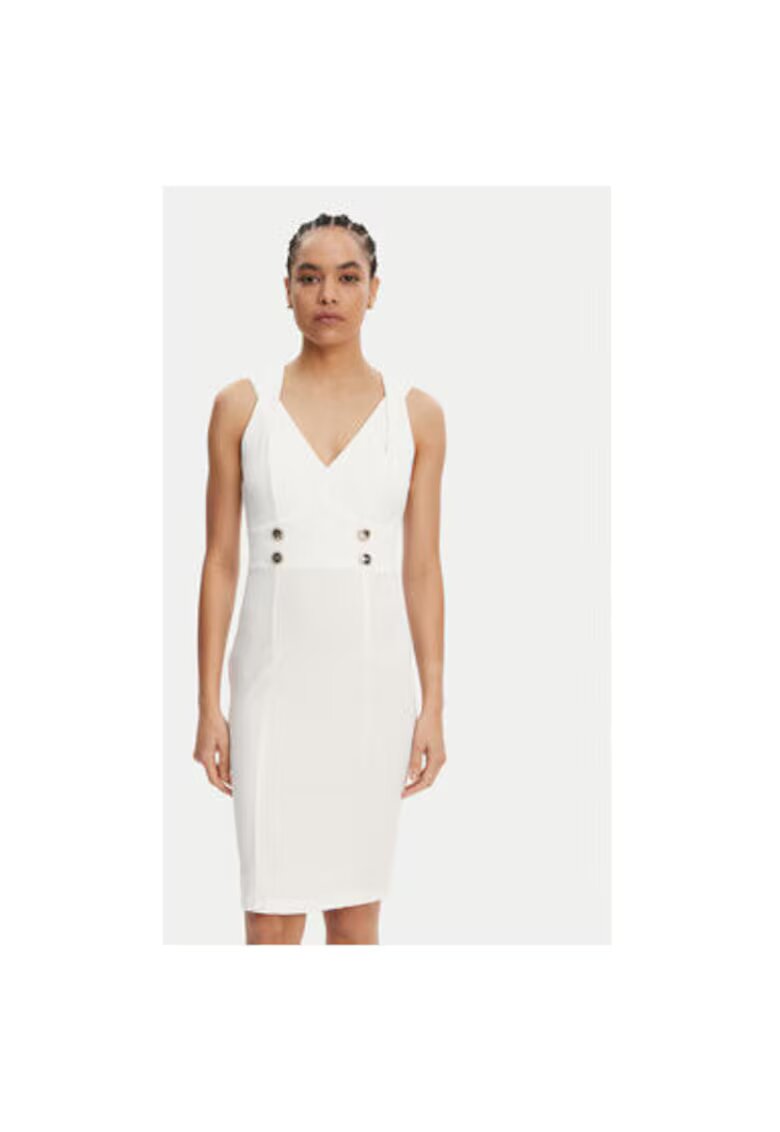 Rinascimento Rochie dama CFC0019924002 - Poliester - Alb - Alb