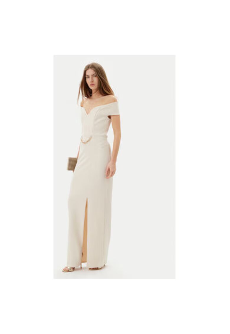 Rinascimento Rochie dama CFC0123610003 - Poliester - Bej - Bej