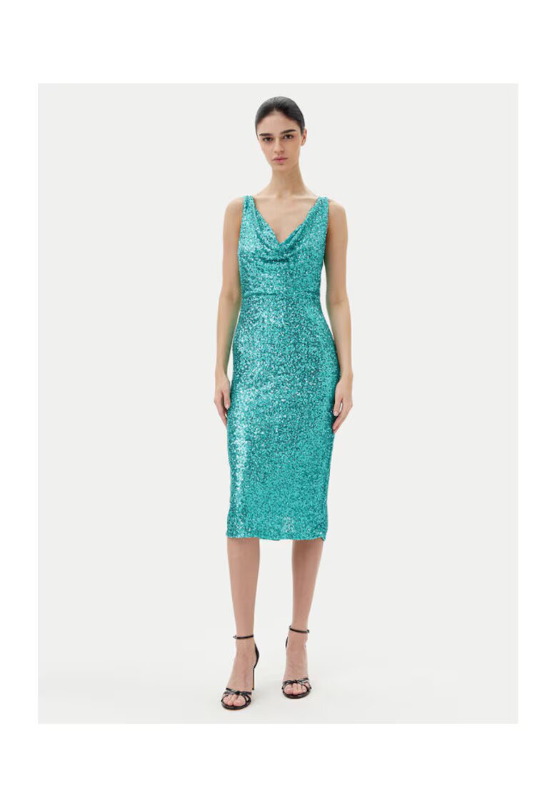Rinascimento Rochie dama CFC0123778003 - Poliester - Verde - Verde