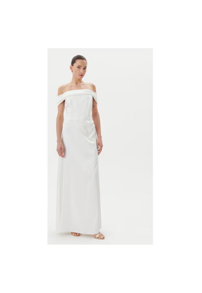 Rinascimento Rochie dama CFC0123802003 - Poliester - Alb - Alb