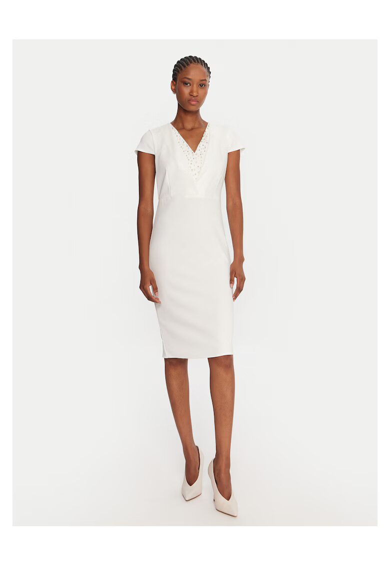 Rinascimento Rochie de cocktail - alb - fabrica usoara -