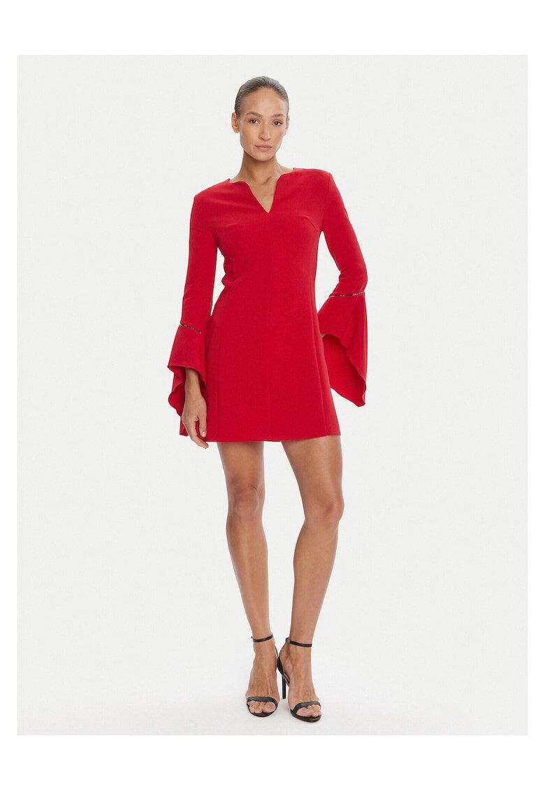 Rinascimento Rochie de cocktail dama rosu - fabricatie de calitate