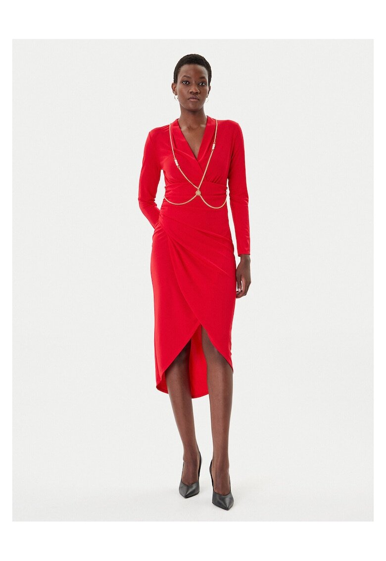Rinascimento Rochie de cocktail - rosu - fabrica usoara