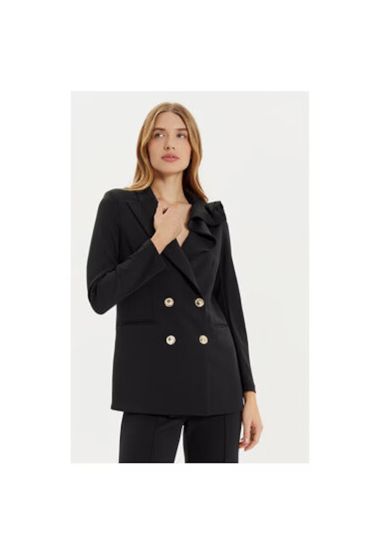 Rinascimento Sacou dama - 304891199 - Poliester - 46379 - Negru