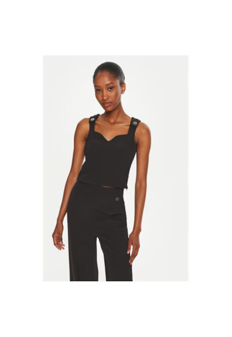 Rinascimento Tricou dama - 304725012 - Poliester - Negru - Negru
