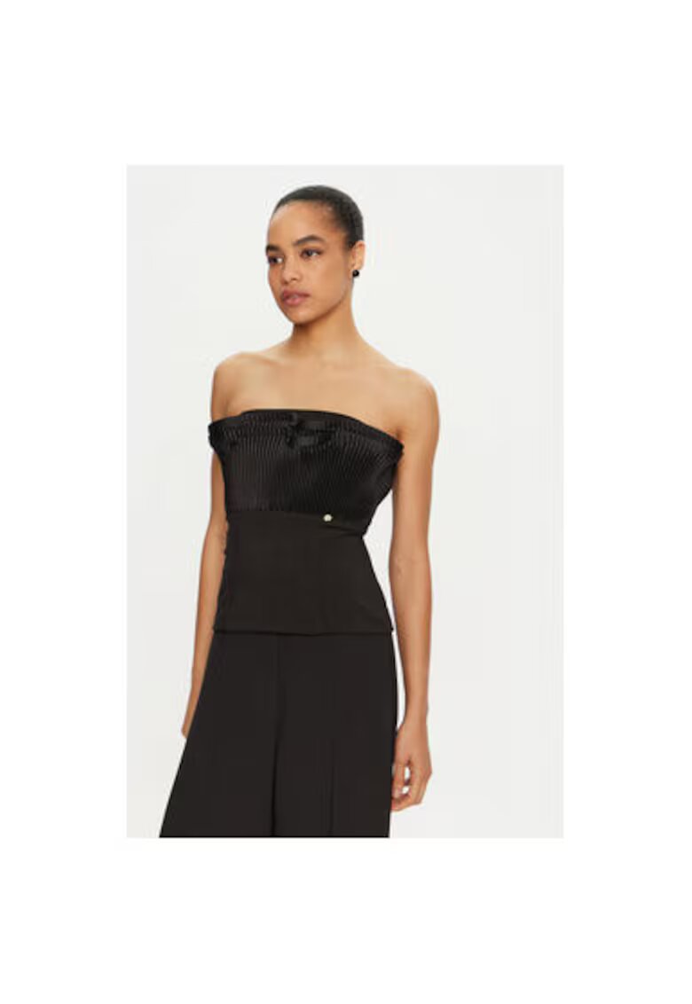 Rinascimento Tricou dama - 305015594 - Poliester - Negru - Negru
