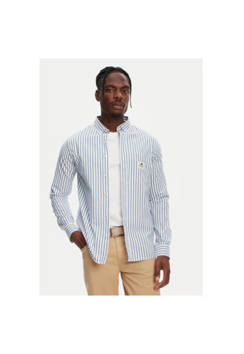 Robe Di Kappa Camasa barbati 63128NW - Bumbac - Albastru - Albastru