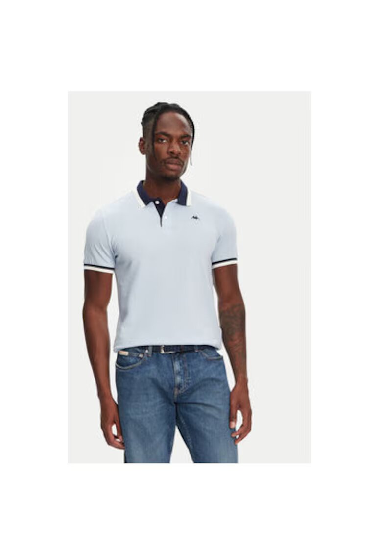 Robe Di Kappa Tricou polo barbati 611255W - Bumbac - Albastru - Albastru