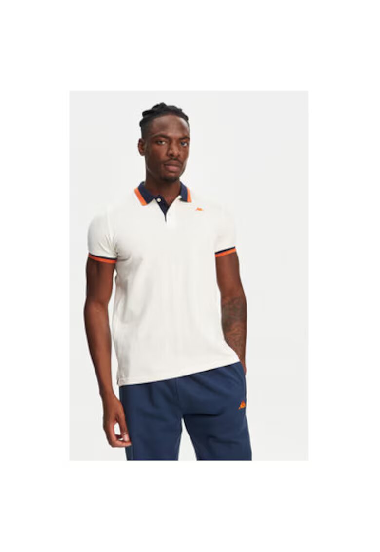 Robe Di Kappa Tricou polo barbati 611255W - Bumbac - Ecru - Ecru