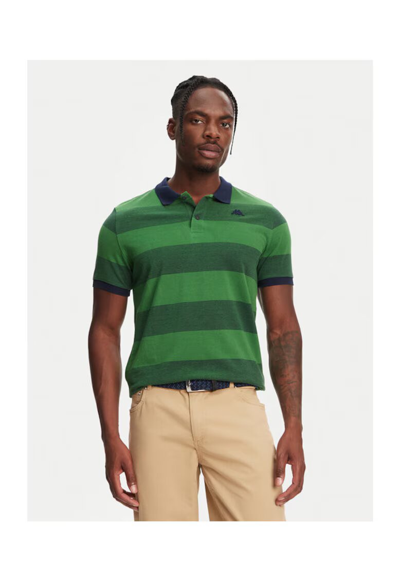 Robe Di Kappa Tricou polo barbati 64126KW - Bumbac - Verde - Verde