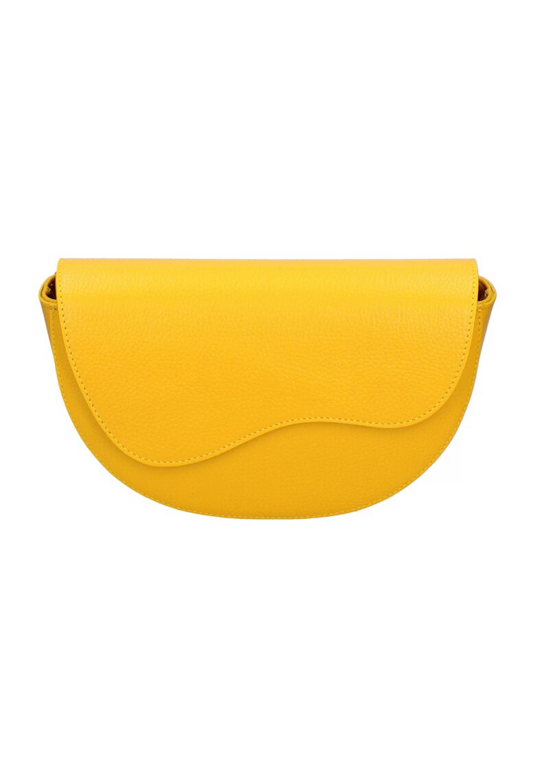 Roberta Rossi Geanta crossbody de piele - Galben