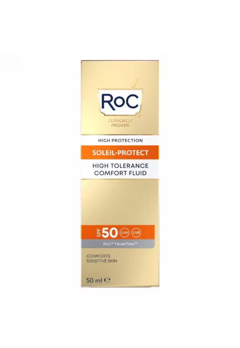 ROC Crema protectie solara pentru fata SPF50 - Soleil Protect High Fluid - 50ml