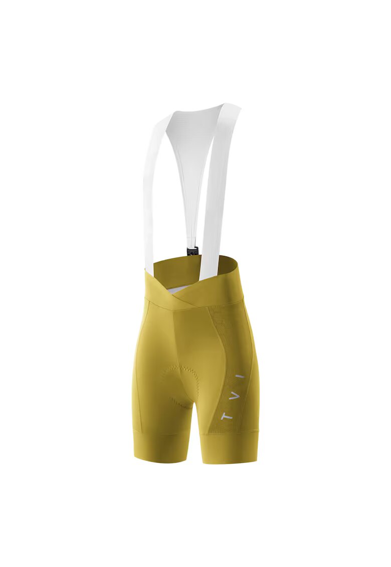 Rockbros Pantaloni scurti pentru ciclism cu bretele si inchidere magnetica Summer Performance - Galben