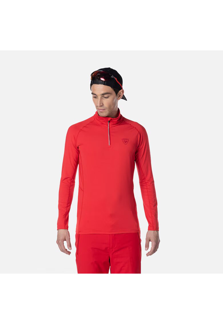 Rossignol Bluza sport Classique - cu fermoar - pentru barbati - rosu - - Rosu