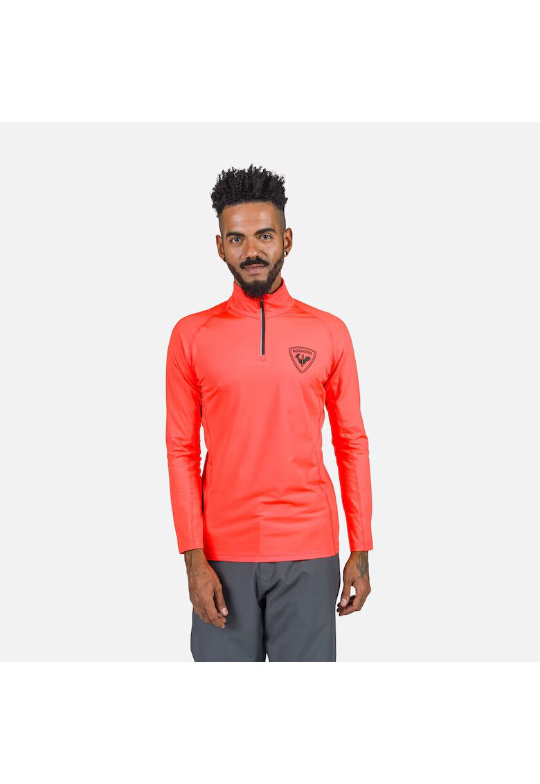 Rossignol Bluza sport New Hero Classique - cu fermoar - pentru barbati - rosu - L - Rosu