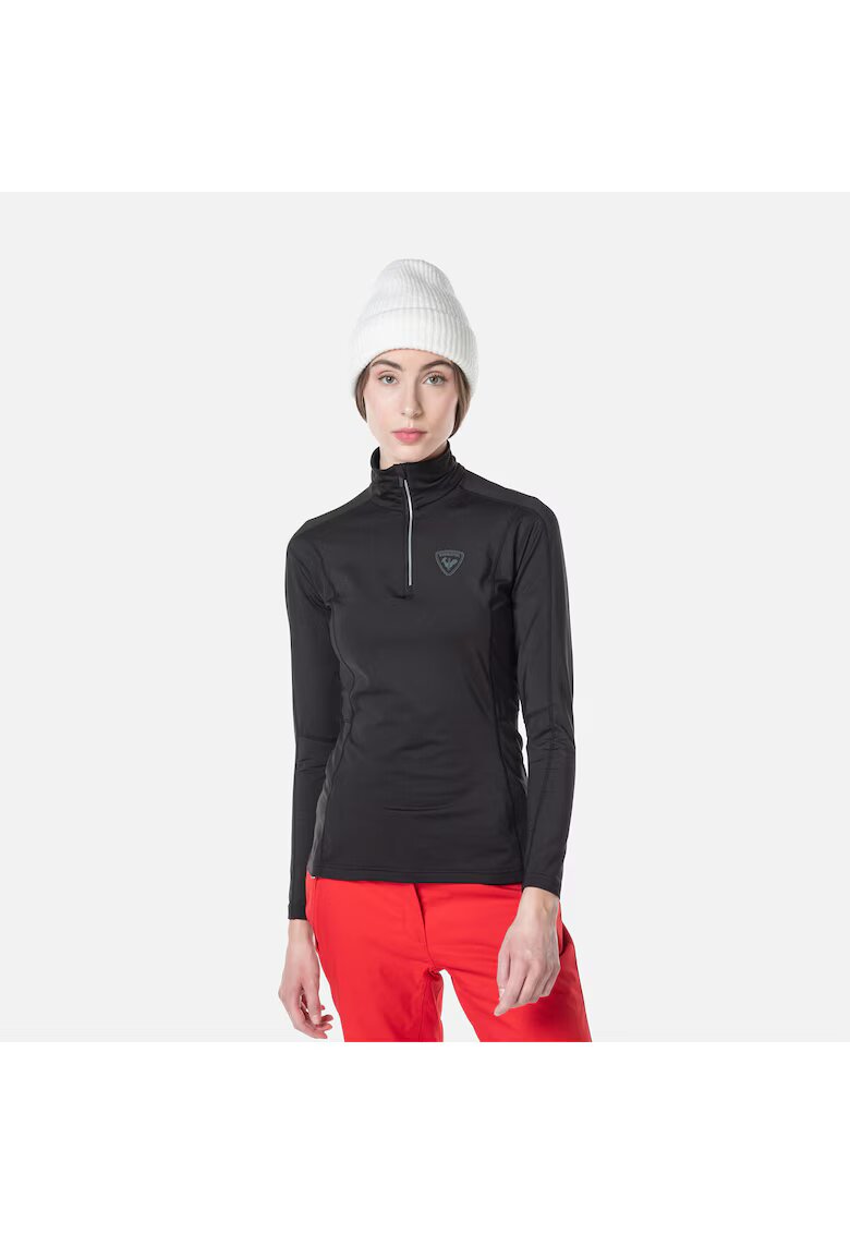 Rossignol Bluza sport W Classique - cu fermoar - pentru femei - negru - Negru