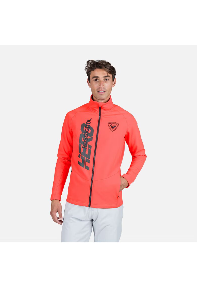 Rossignol Jacheta New Hero Classique Clim - cu fermoar - rosu - pentru barbati