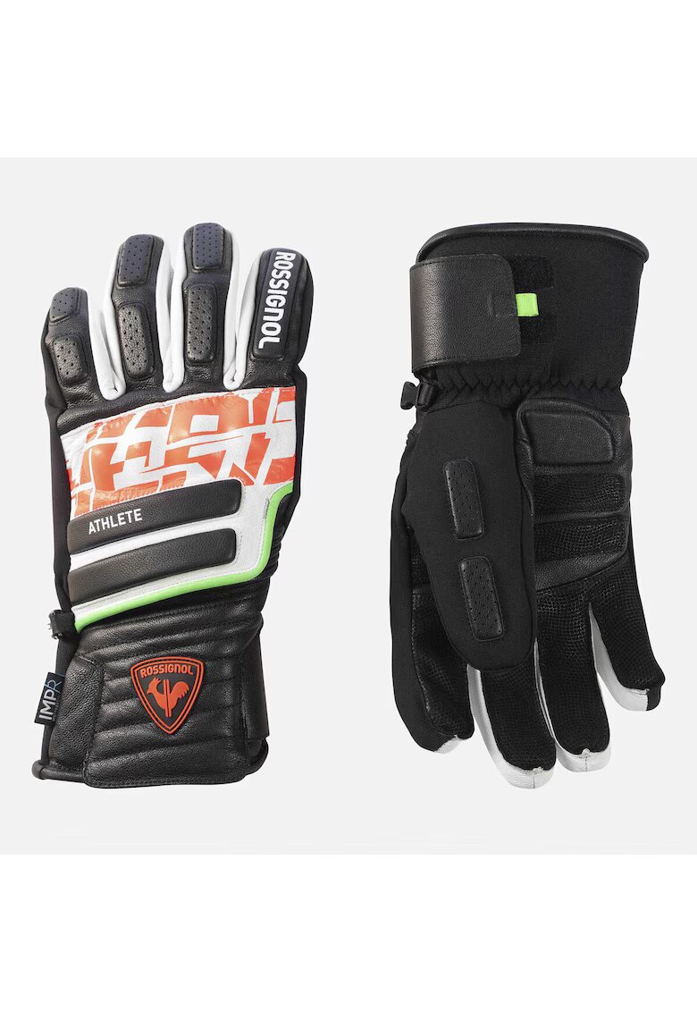 Rossignol Manusi ski Hero Race IMPR G - din piele - culoare negru - pentru barbati - marime