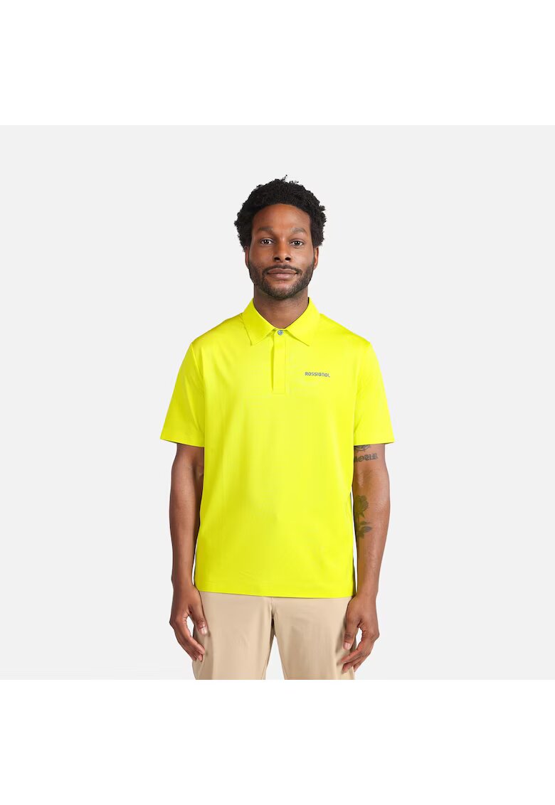 Rossignol Tricou polo Lycian Polo - culoare galben - pentru barbati - marime