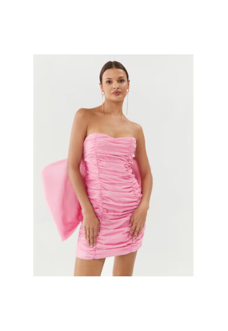 ROTATE Rochie dama - 303192495 - Acetat - Roz