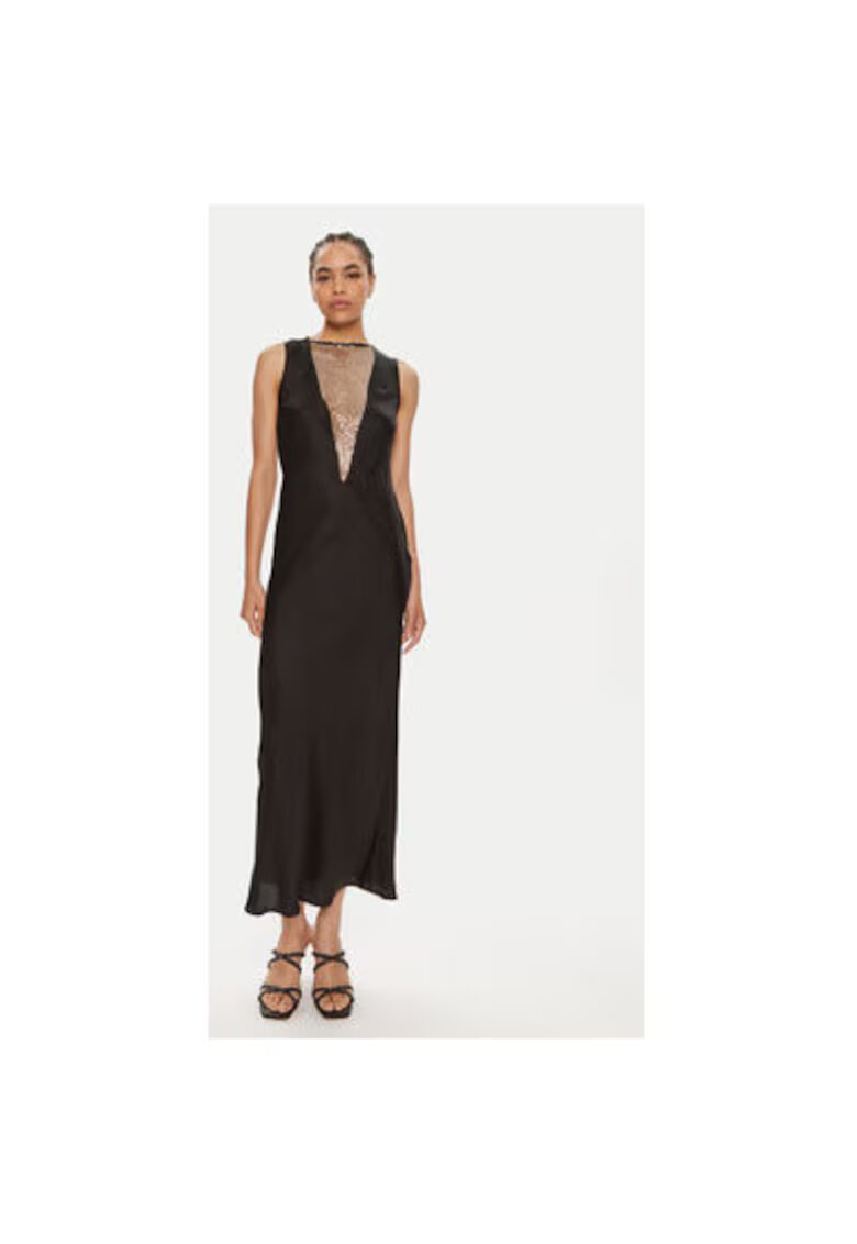 ROTATE Rochie Dama - 304471315 - Viscoza - Negru - Negru