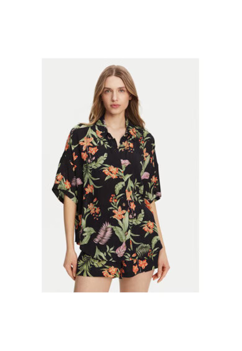 Roxy Camasa dama ERJWT03680 - Viscoza - Negru - Negru
