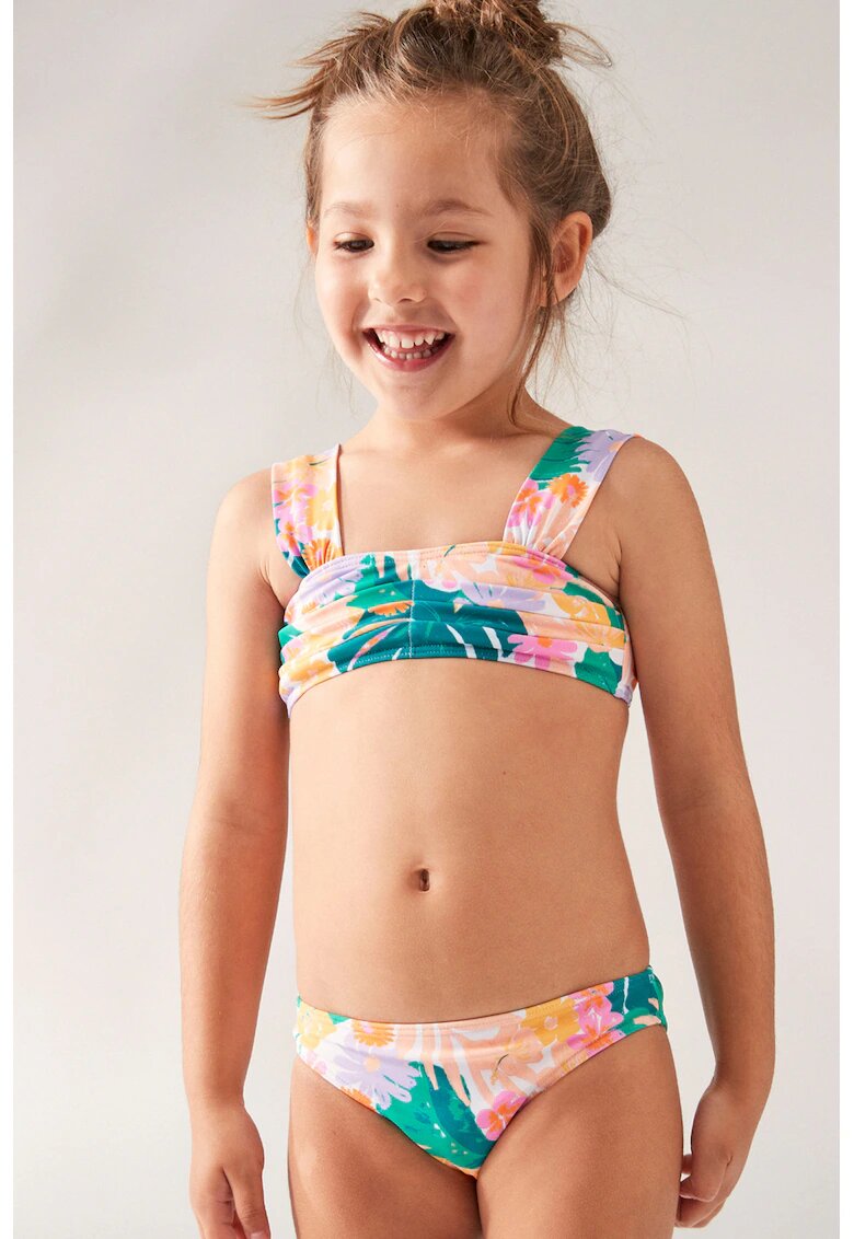 Roxy Costum de baie din doua piese - cu imprimeu Paradisiac - Verde/Portocaliu/Roz
